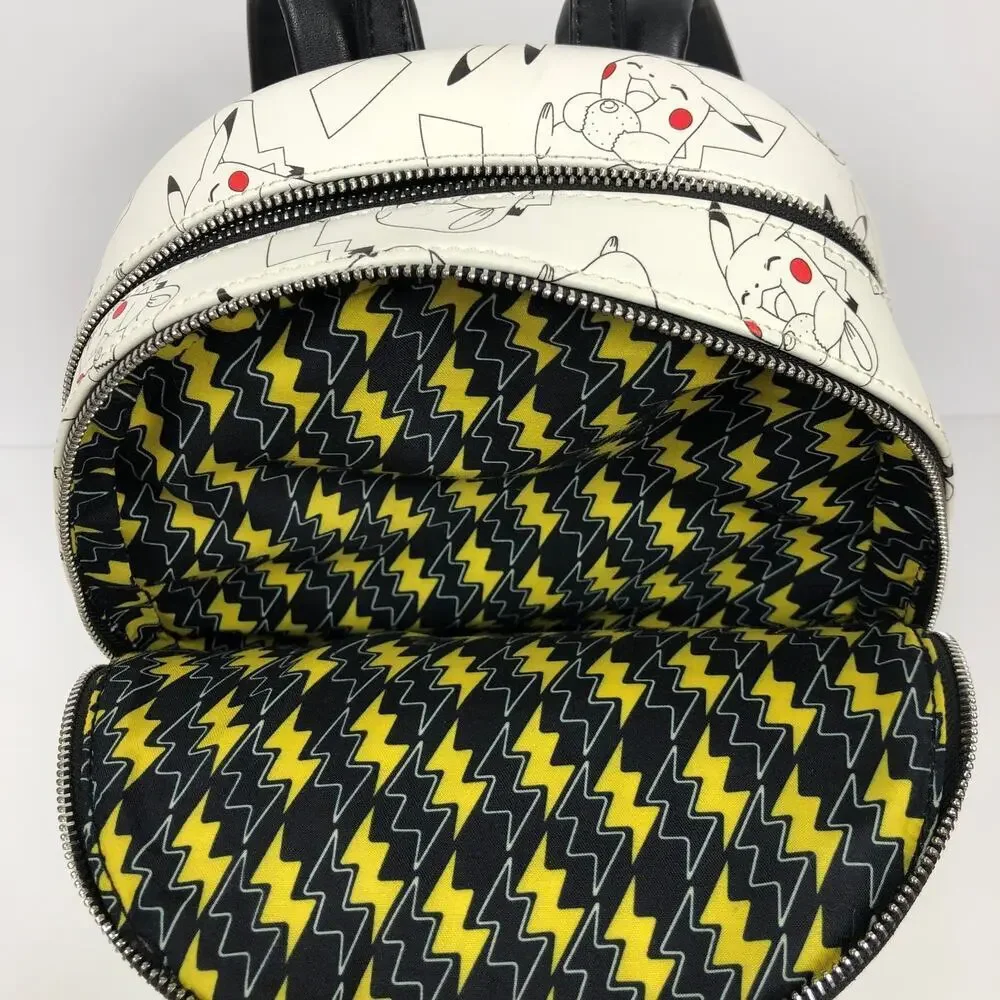 Loungfly Pokemon Pikachu Mini Backpack White 2019 Retired EUC